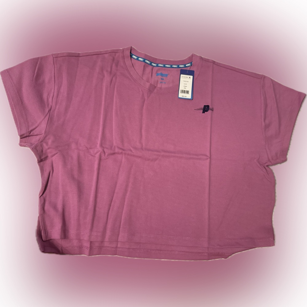 Prince x Target Purple Pickleball Relaxed Crop T-Shirt XXL NWT (discontinued) - Picture 2 of 3